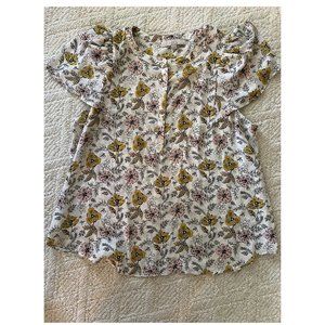 LOFT Floral Blouse